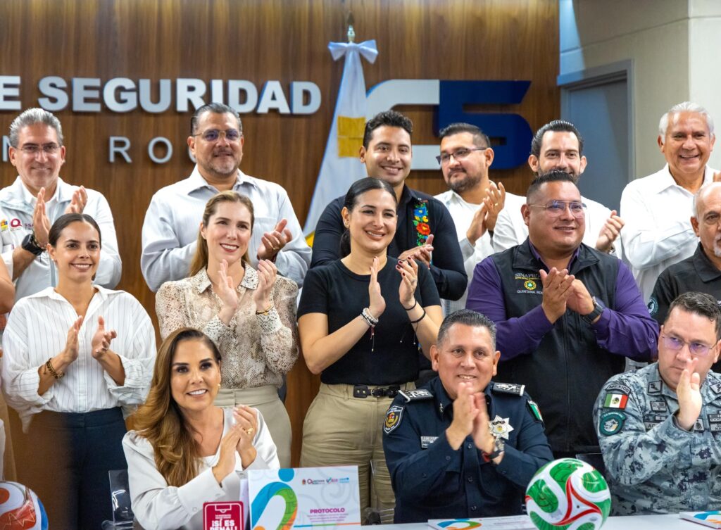 Estefanía Mercado se une a la estrategia de Seguridad Estatal para la Copa Mundial de Fútbol 2026